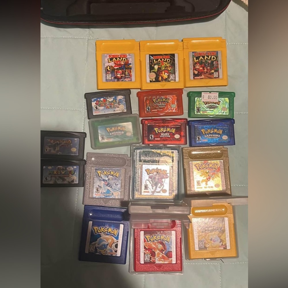 Gameboy color and avance games